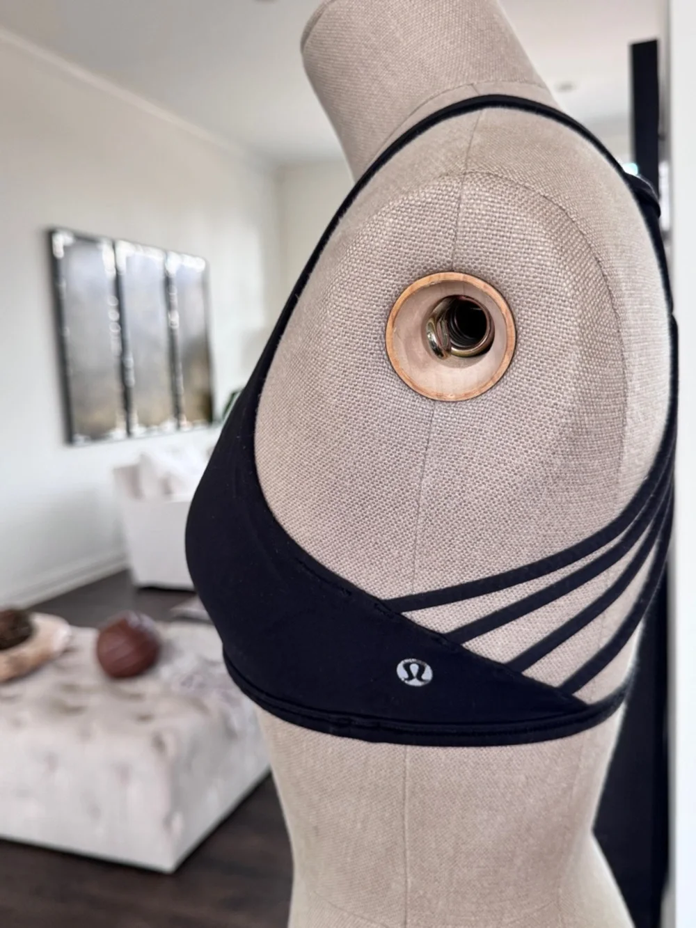 Lululemon free to be wild black Sports Bra size 6 - Picture 3 of 6